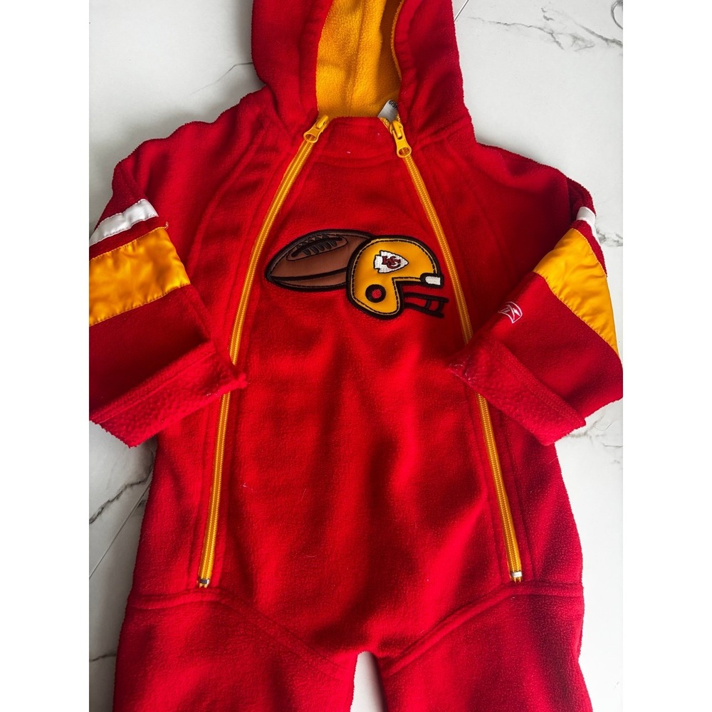Vintage NFL Chiefs Baby Winter Snowsuit